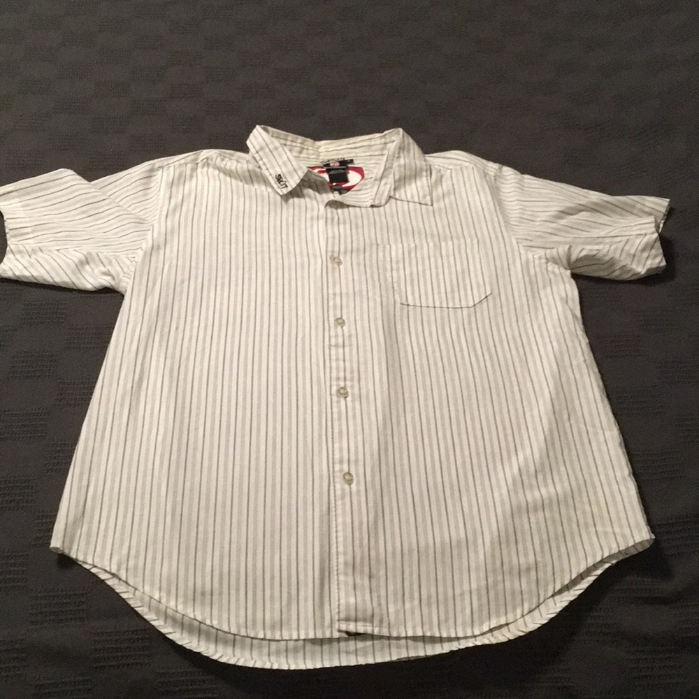 Boys SPLIT SS button down shirt